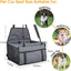 Cat Car Seat Cover with Foldable Hammock for Back Seat