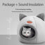 Kitty Ear Dome Cat Bed with Plush Doorway Trim
