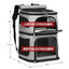 Double Cat Backpack Carrier for 2 Cats, Foldable Two-Level Design
