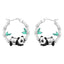 Cat Hoop Earrings for Women Fashion Fine Jewelry Birthday Party Gifts