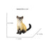 Realistic Ragdoll Cat Figurine and Chubby Cat Model, PVC