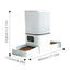 6L Wi-Fi Automatic Cat Feeder With Dual Bowls, App-Controlled Food Dispenser