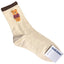 Cute Cartoon Bear Socks for Women, Cotton Blend Ankle Socks