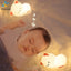 Sleeping Cat Night Light, Soft Silicone LED Lamp with 7 Colors