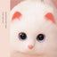 Realistic Fluffy Cat Handbag with Long Plush Tail