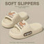 Lightweight EVA House Slippers, Flat Pull-On Home Slides