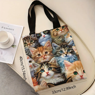 Katzenhandtaschen aus Leder
