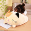 Sweet Cartoon Cat Plush Toy, Small Soft Stuffed Kitty Pillow