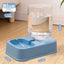Gravity Cat Water Dispenser or Food Feeder, 1.2 L Waterer and 1.5 L Kibble Hopper