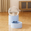 Bubble Gravity Cat Feeder or Water Dispenser, Clear Globe Refills the Bowl