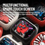 ZOMBIES CAT B19 Cat Wallet Bluetooth Earbuds – Mini TV Touchscreen Case, 13mm Drivers, ENC Mic & 30H Wireless Playtime