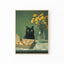 Funny Black Cat Kitchen Wall Art, Whimsical Food Lover Print
