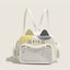 Cat Ears Handbag with Transparent Pocket Backpack