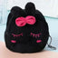 Orange Tabby Cat Face Coin Purse, Soft Plush Zipper Pouch, 4.9 Inches