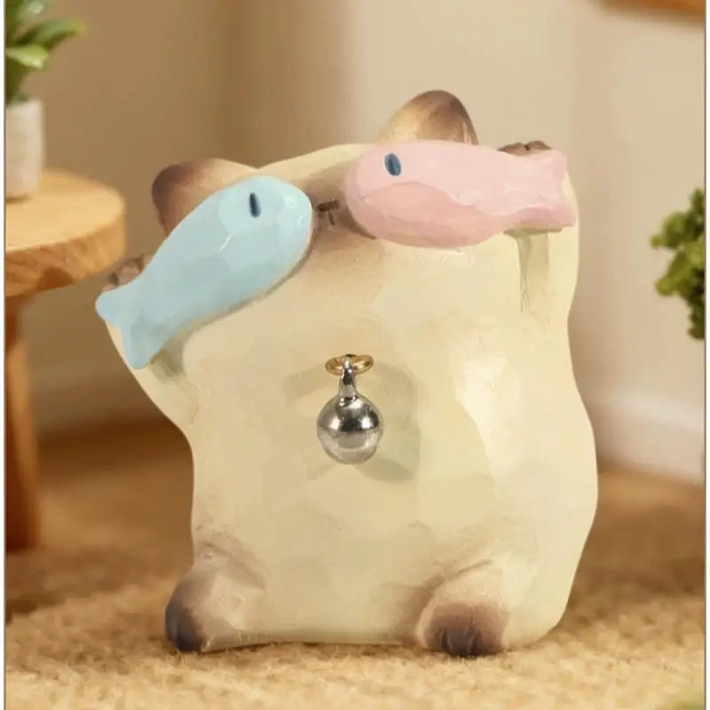 Siamese Cat Blind Box Figure, Cat Pai Daily Companion Series