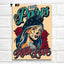 Tattoo Cats Canvas Print, Vintage Tattoo Parlor Cat Wall Art