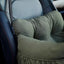 Cat Car Bed with Safety Belt and Washable Cushioned Bed