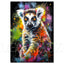 Colorful Lion Diamond Painting Kit, 5D Full Drill Big Cat Art