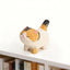 Hand-Carved Wooden Cat Figurine, 8 Breeds in Painted Basswood