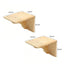 Wall-Mounted Cat Climbing Shelf Set with Bridge and Hammock