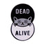 Schrodinger’s Cat Enamel Pin, Funny Physics Cat Badge