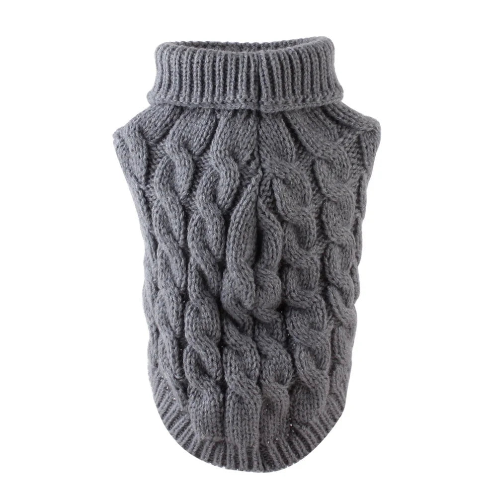 Knit Sphynx Cat Sweater in Solid Colors, Warm Winter Pullover XS to XXL