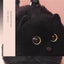 Realistic Fluffy Cat Handbag with Long Plush Tail