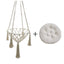 Handwoven Cotton Rope Cat Hammock Swing with Cushion
