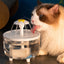 1.2L Flower Cat Water Fountain With 3 Flow Modes, USB Powered