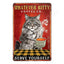 Oh My Eyes Black Cat Sign, Funny Bathroom Gift for Cat Owners
