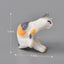 Miniature Resin Cat Figurine for Fairy Gardens and Dollhouses