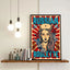 Tattoo Cats Canvas Print, Vintage Tattoo Parlor Cat Wall Art