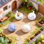 Tiny Round Cat Figurines, Mini Resin Kittens in 10 Breeds, 10 to 100 Pack