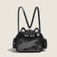 Cat Ears Handbag with Transparent Pocket Backpack