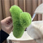 Large Plush Hair Claw Clip, Fuzzy Winter Hair Clip for Women