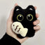 Black Cat Plush Keychain Bag Charm for Cat Lovers