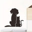 Bear Paw Print Sticker with Bear Silhouette, 5.1 x 6 Inch