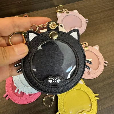 Runde Katzenhandtasche