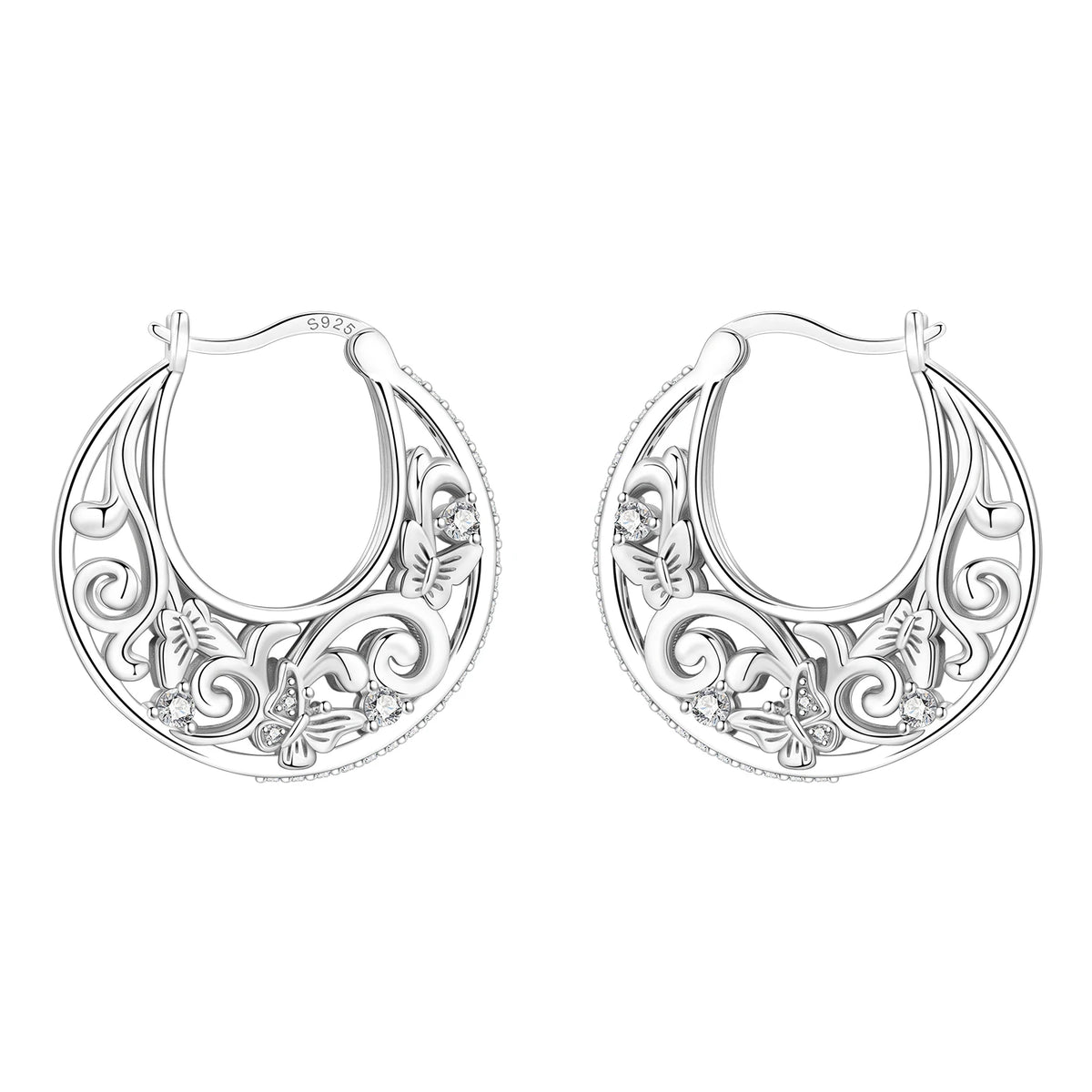 Cat Hoop Earrings for Women Fashion Fine Jewelry Birthday Party Gifts
