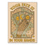 Cat Paw Tarot Card Diamond Painting Kit, Full Drill