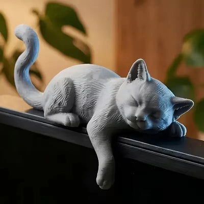 Statue de chat extérieure