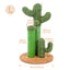 Cactus Cat Scratching Post with 3 Sisal Poles and Dangling Ball