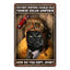 Oh My Eyes Black Cat Sign, Funny Bathroom Gift for Cat Owners