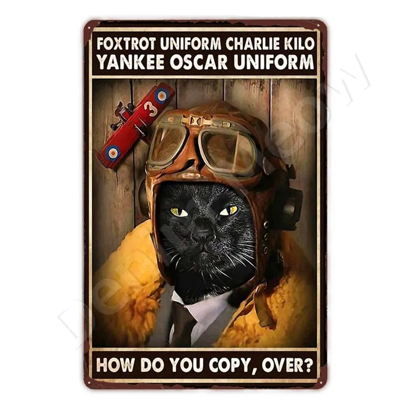 Oh My Eyes Black Cat Sign, Funny Bathroom Gift for Cat Owners
