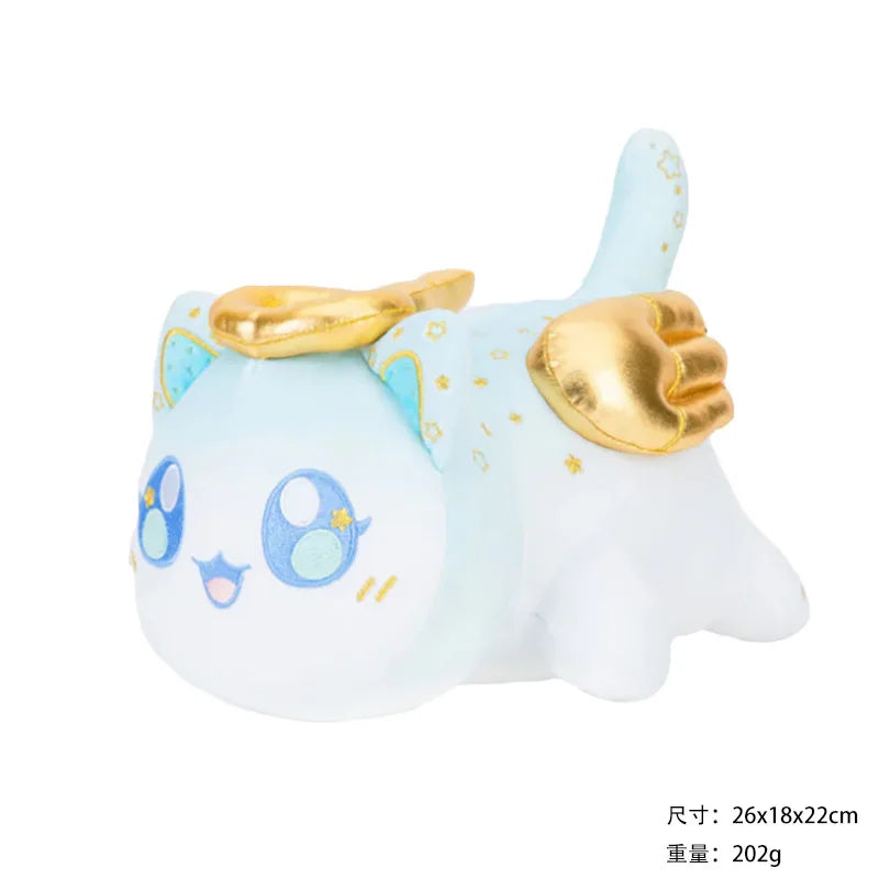Unicorn and Mermaid Cat Plush, Aphmau-Inspired Fantasy Cushion