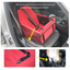 Cat Car Seat Cover with Foldable Hammock for Back Seat
