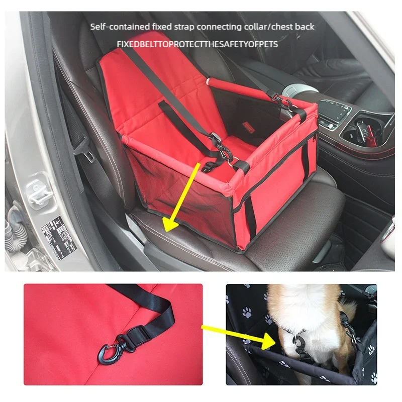 Cat Car Seat Cover with Foldable Hammock for Back Seat