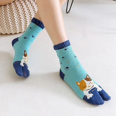 Süße Katzensocken