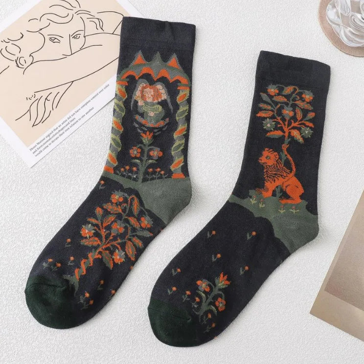 Halloween-Katzensocken