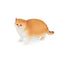 Realistic Ragdoll Cat Figurine and Chubby Cat Model, PVC